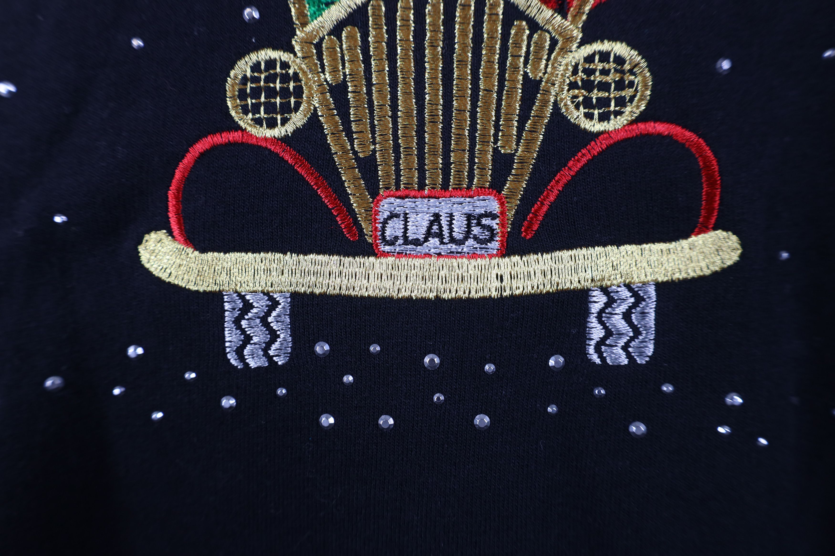 Vintage Deadstock Vintage 90s Christmas Santa Claus Sweatshirt Size L / US 10 / IT 46 - 5 Thumbnail