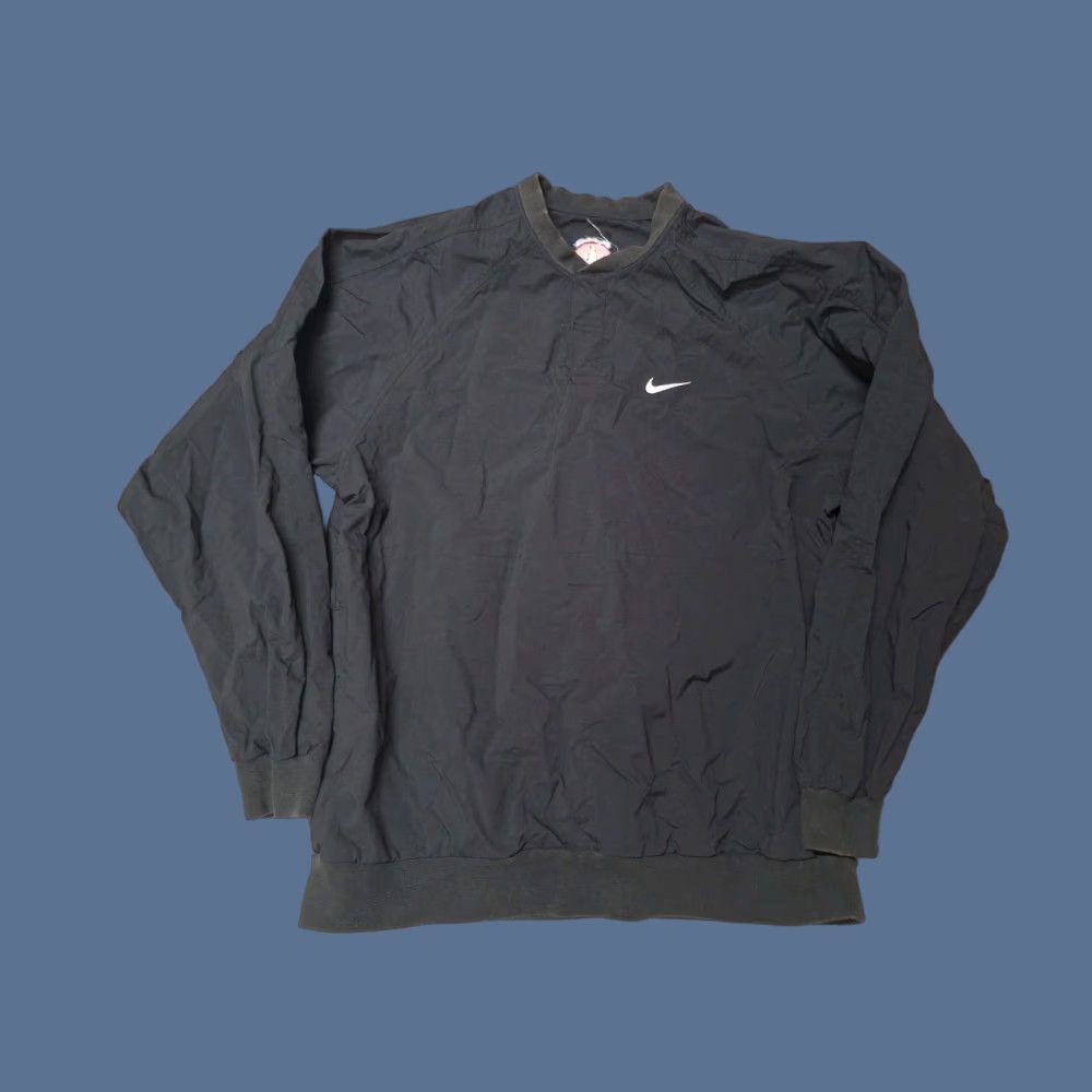 Nike Nike Golf Wind Breaker Snap Pullover Embroidered Coca Cola Hank Aaron L Black Mens Regular Pullover Golf | Nike Golf | L Size US L / EU 52-54 / 3 - 1 Thumbnail