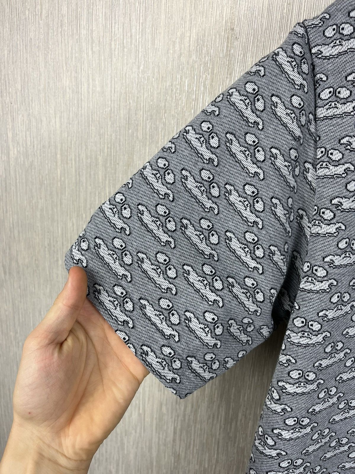Perks And Mini PAM Perks and Mini monogram knitted tee t-shirt ghost print Size US XL / EU 56 / 4 - 11 Thumbnail