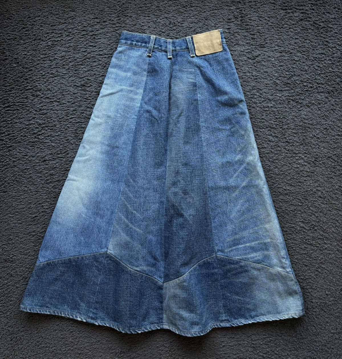 Celine Celine Blue Denim Maxi Skirt Size S / US 4 / IT 40 - 3 Thumbnail