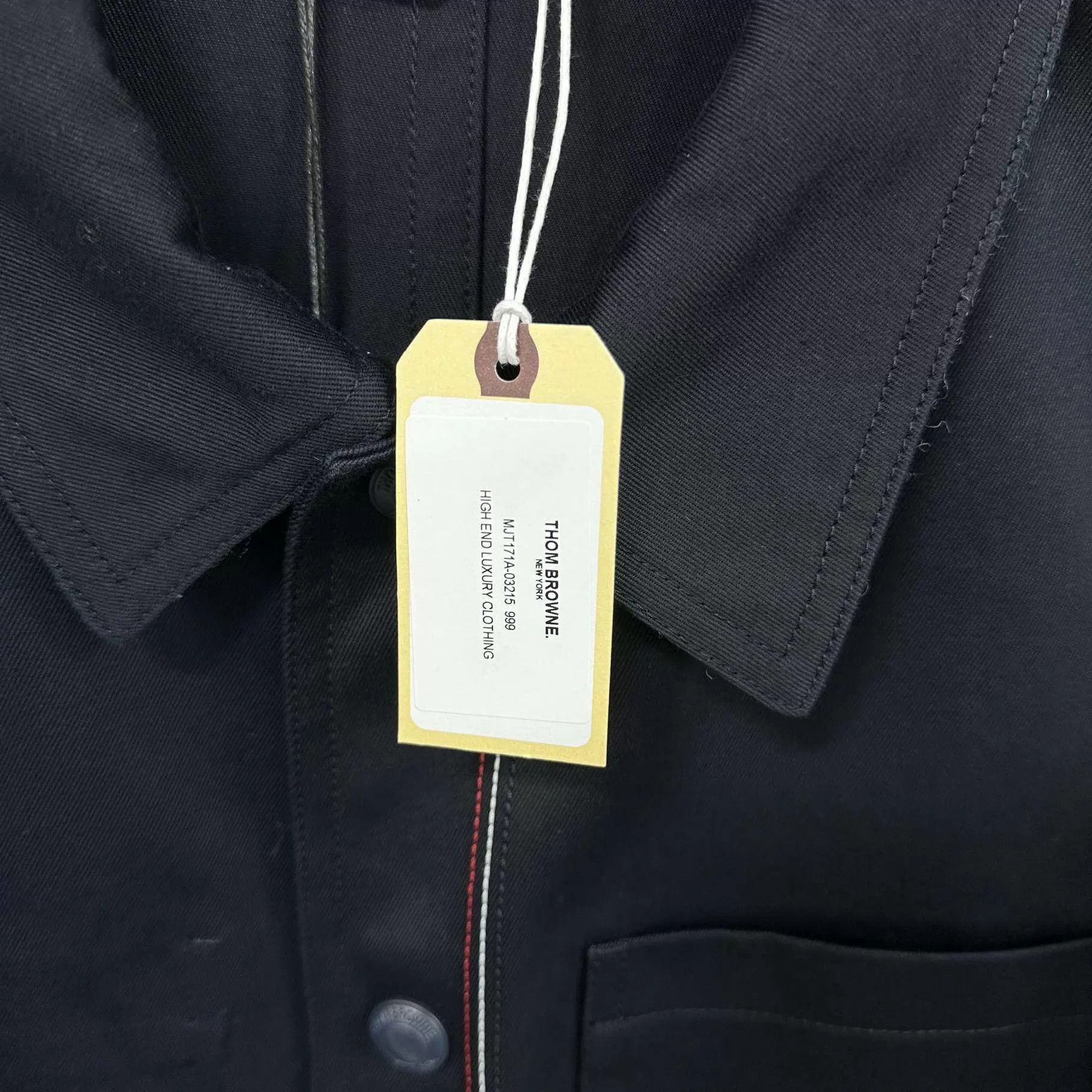 Thom Browne Thom Browne Rose-Embroidered Stripe Pocketed Jacket Size US S / EU 44-46 / 1 - 5 Thumbnail