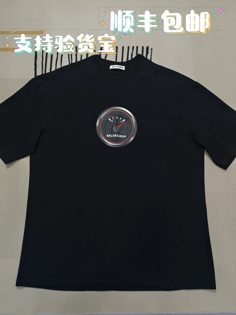 Balenciaga Dashboard logo black short sleeves