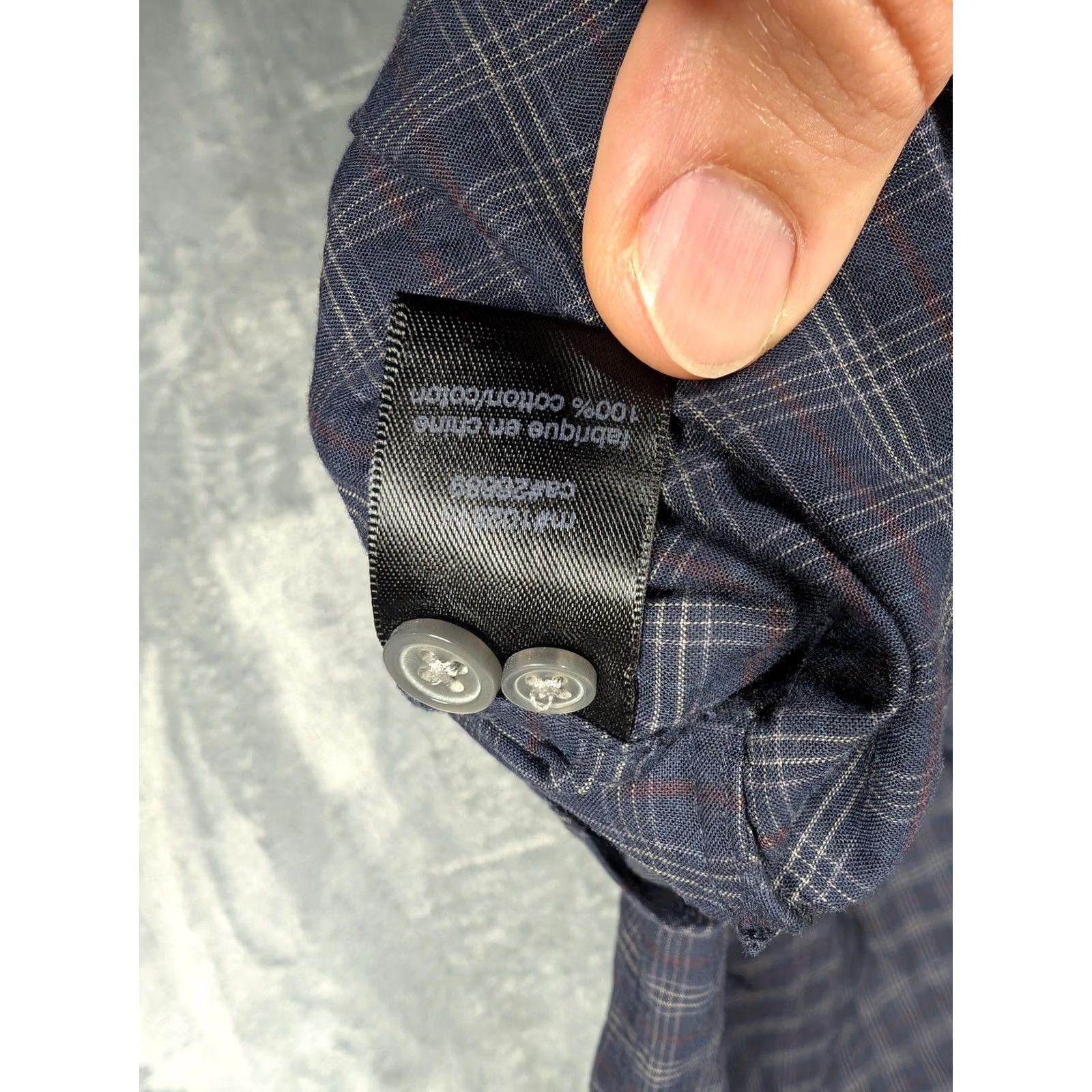 John Varvatos VINTAGE? No — John Varvatos U.S.A. Shirt Mens 2XL Blue Plaid Long Sleeve Button Up Casual Shirt Size US XXL / EU 58 / 5 - 7 Thumbnail