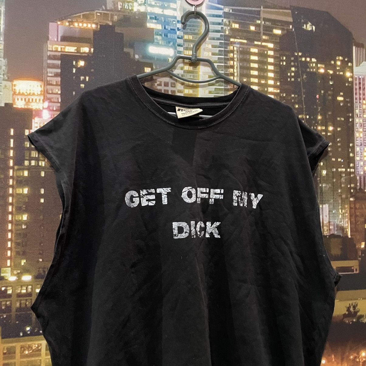 Band Tees OPIUM TANK TOP HUMOR GET OFF MY DICK PENIS FADE PORNO STAR Size US XXL / EU 58 / 5 - 3 Thumbnail