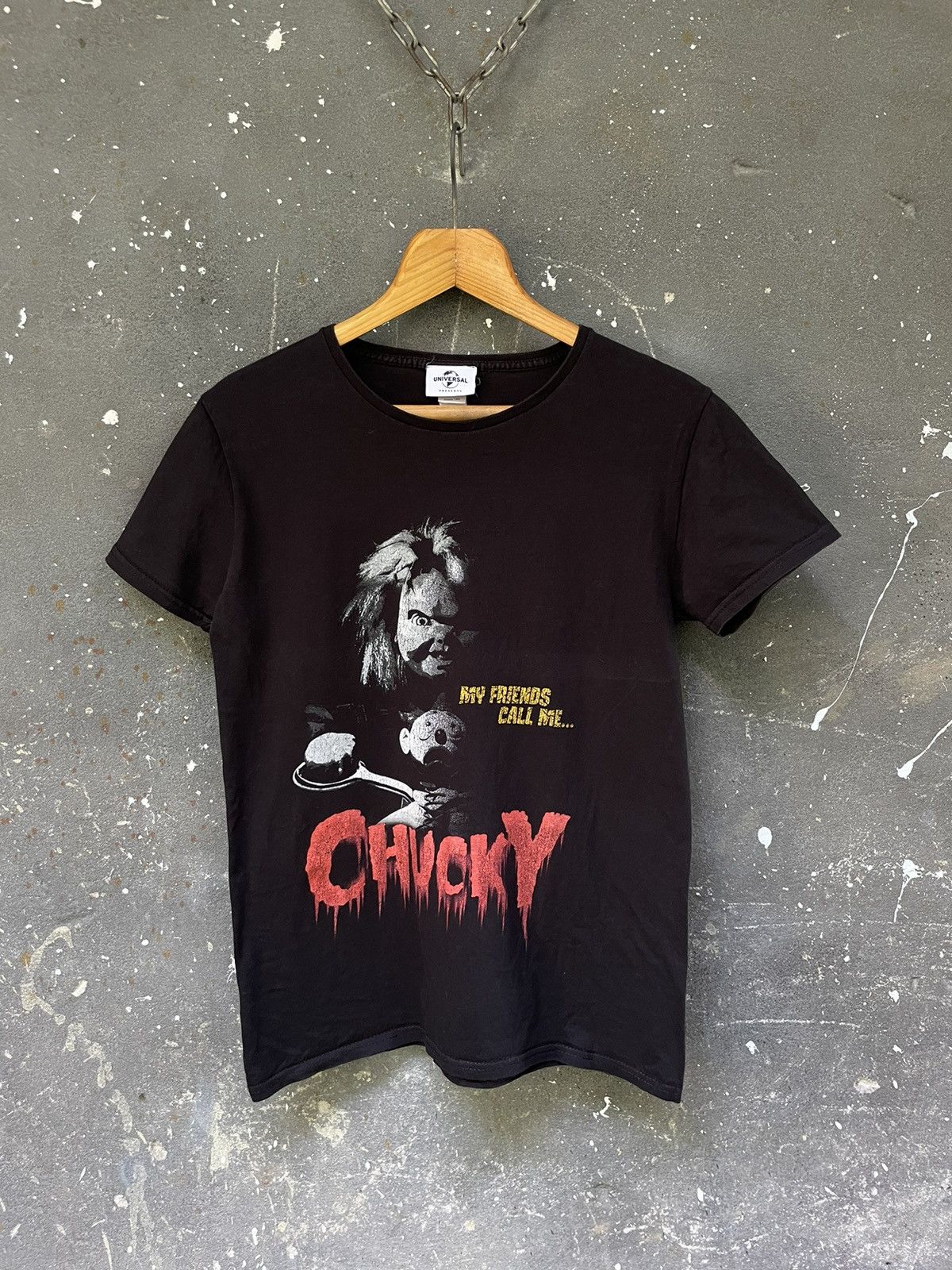 Universal Studios Horror Chucky “My Friends Call Me…” T-Shirt Movie RARE Size US M / EU 48-50 / 2 - 1 Thumbnail