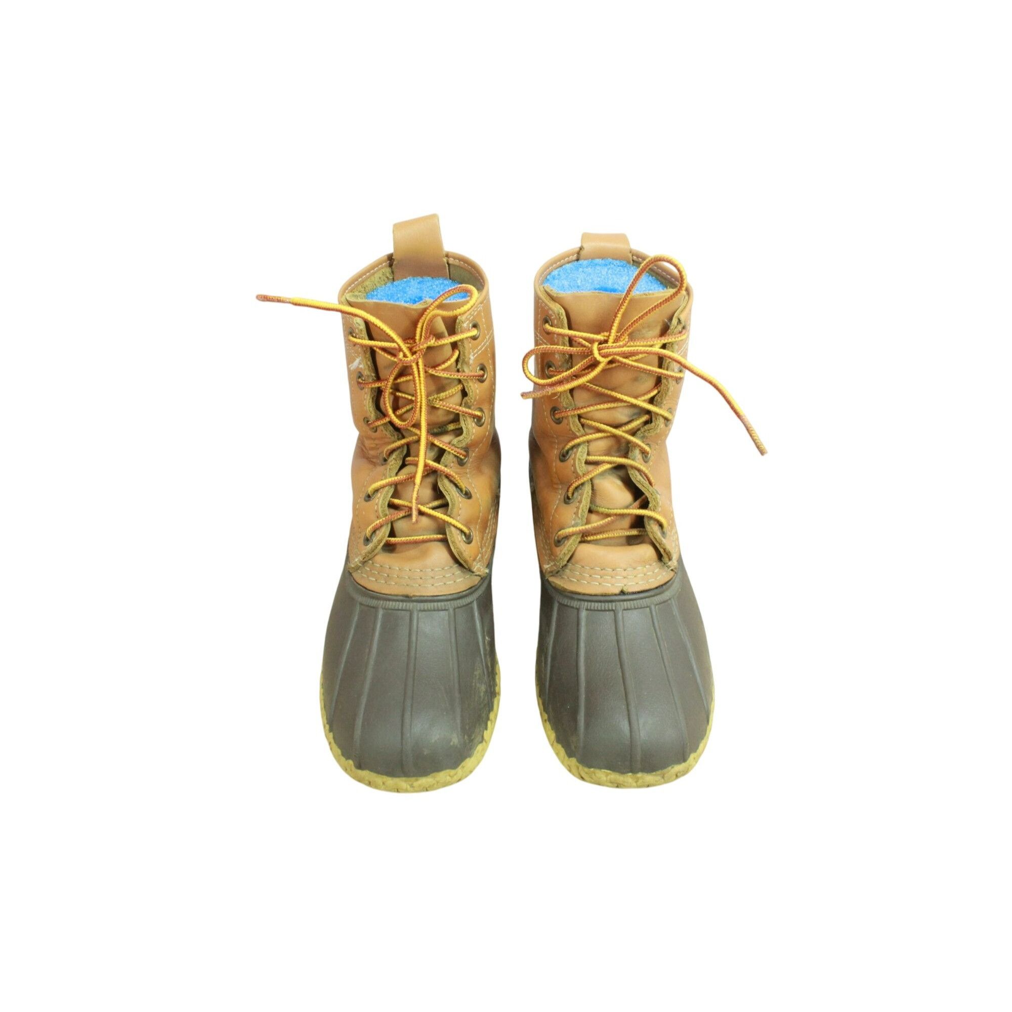 L.L. Bean × Leather LL Bean Women's Leather Unlined Ankle Duck Boots Size 8 M Size US 8 / IT 38 - 5 Thumbnail