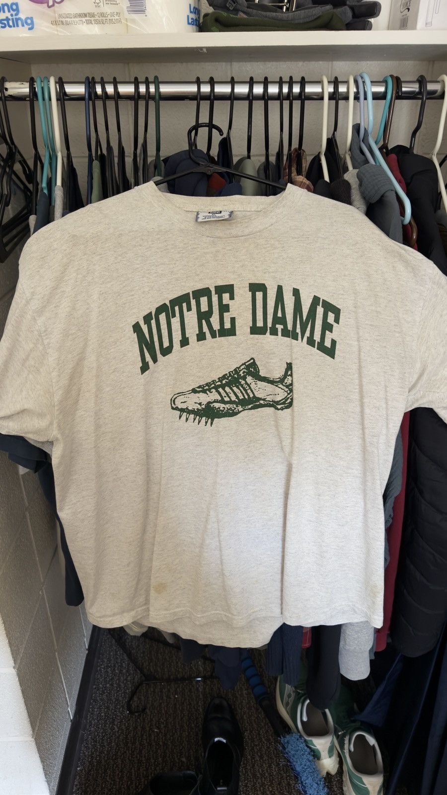 Lee RARE Vintage Notre Dame Tee Size US XL / EU 56 / 4 - 2 Thumbnail