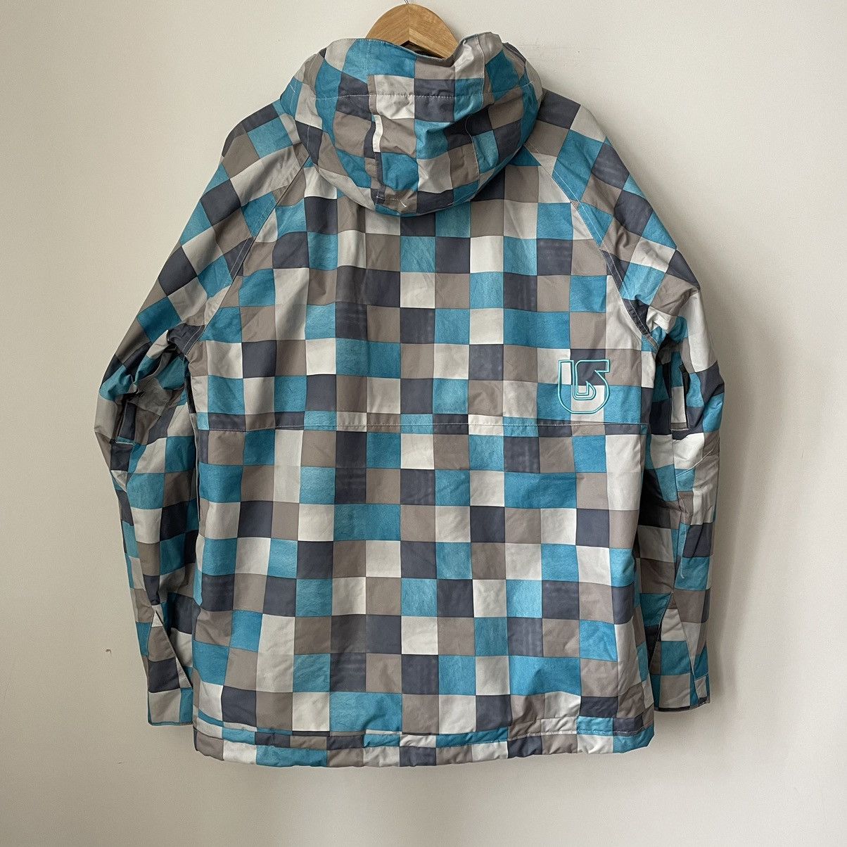 Burton Burton DryRide Hooded Snowboard Ski Jacket L Check Print Size US M / EU 48-50 / 2 - 4 Thumbnail