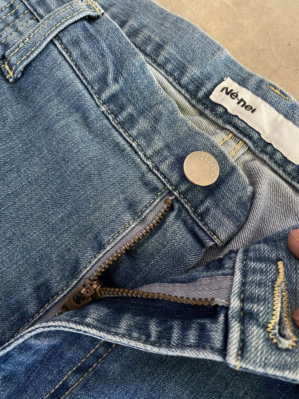 Issey Miyake × Japanese Brand × Ne-Net Ne-net Mushroom Jeans Size US 30 / EU 46 - 8 Thumbnail