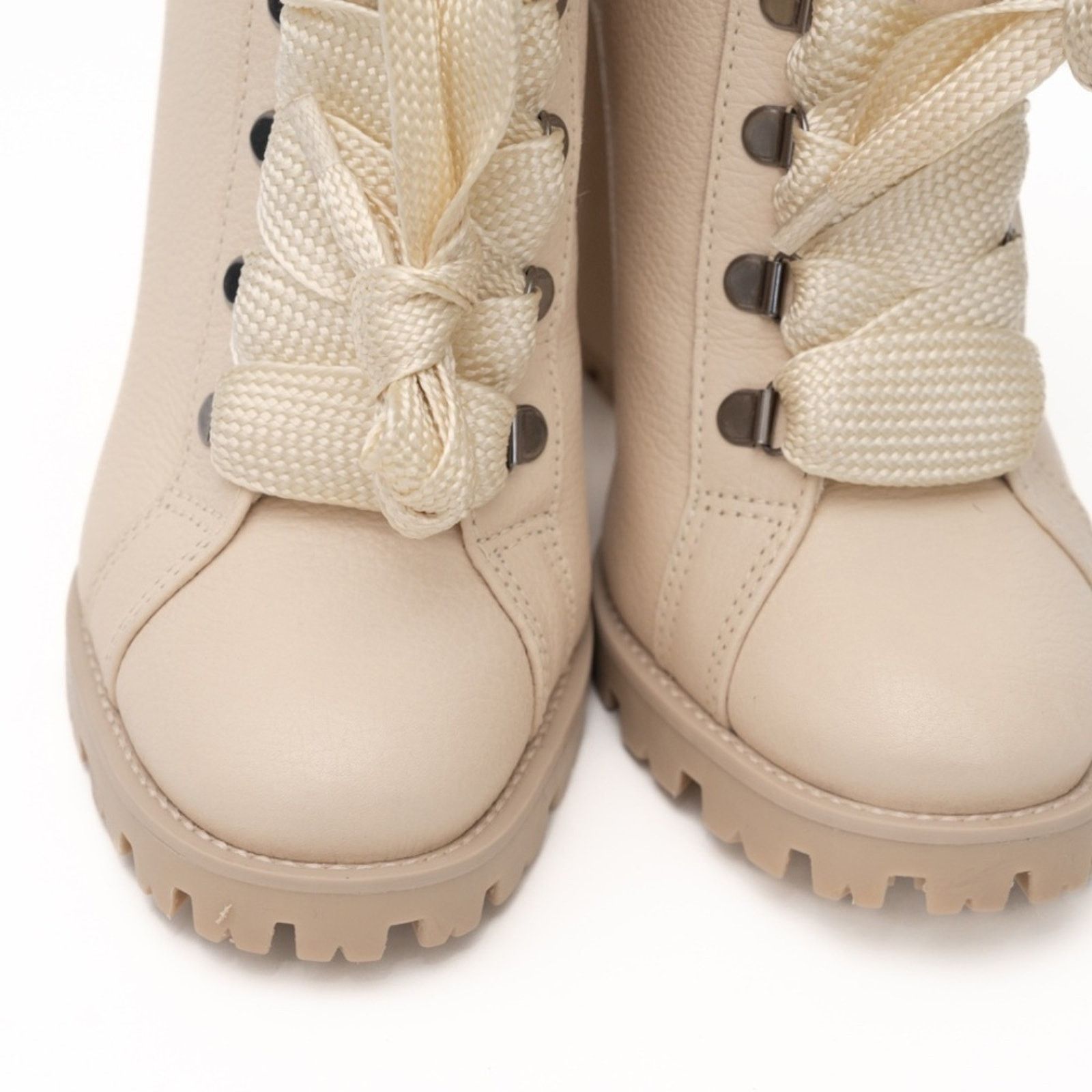 SCHUTZ Schutz. Zara Lace Up Winter Boots. Size US 7 / IT 37 - 8 Thumbnail