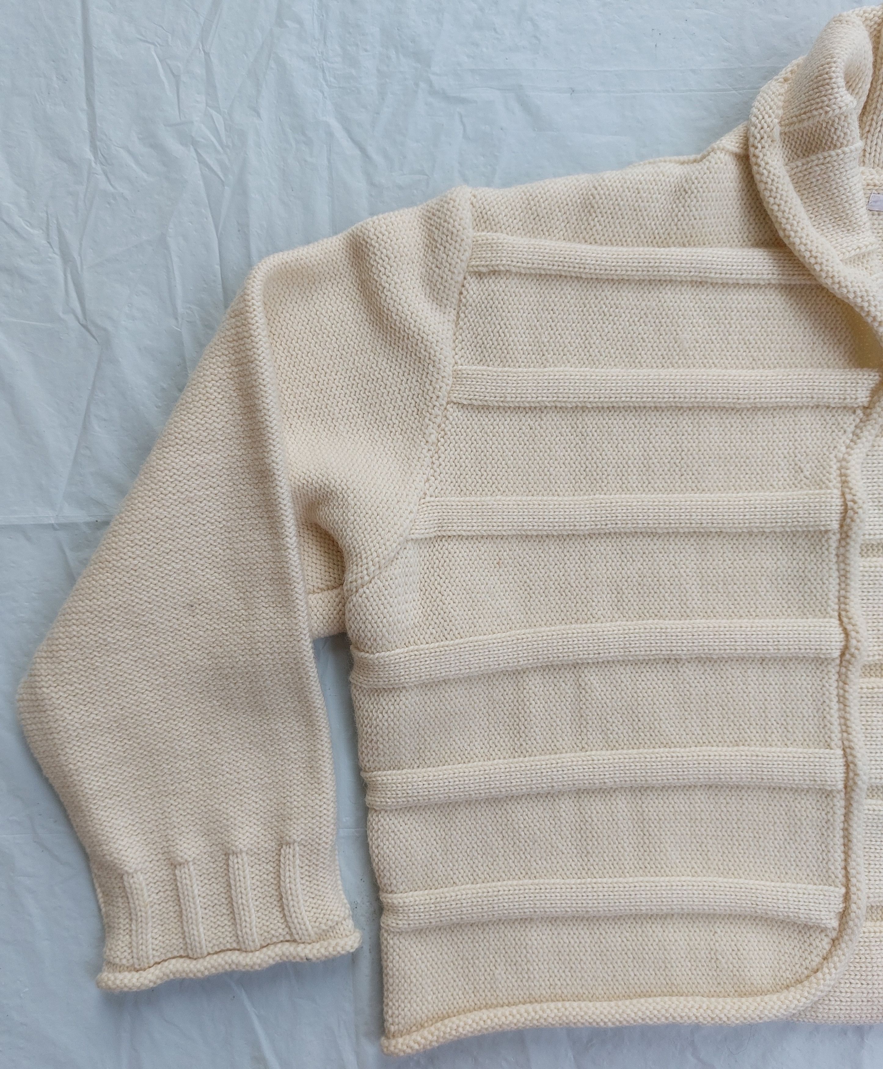 Yohji Yamamoto Y'S by YOHJI YAMAMOTO wool cropped knitted open jacket Size US L / EU 52-54 / 3 - 4 Thumbnail