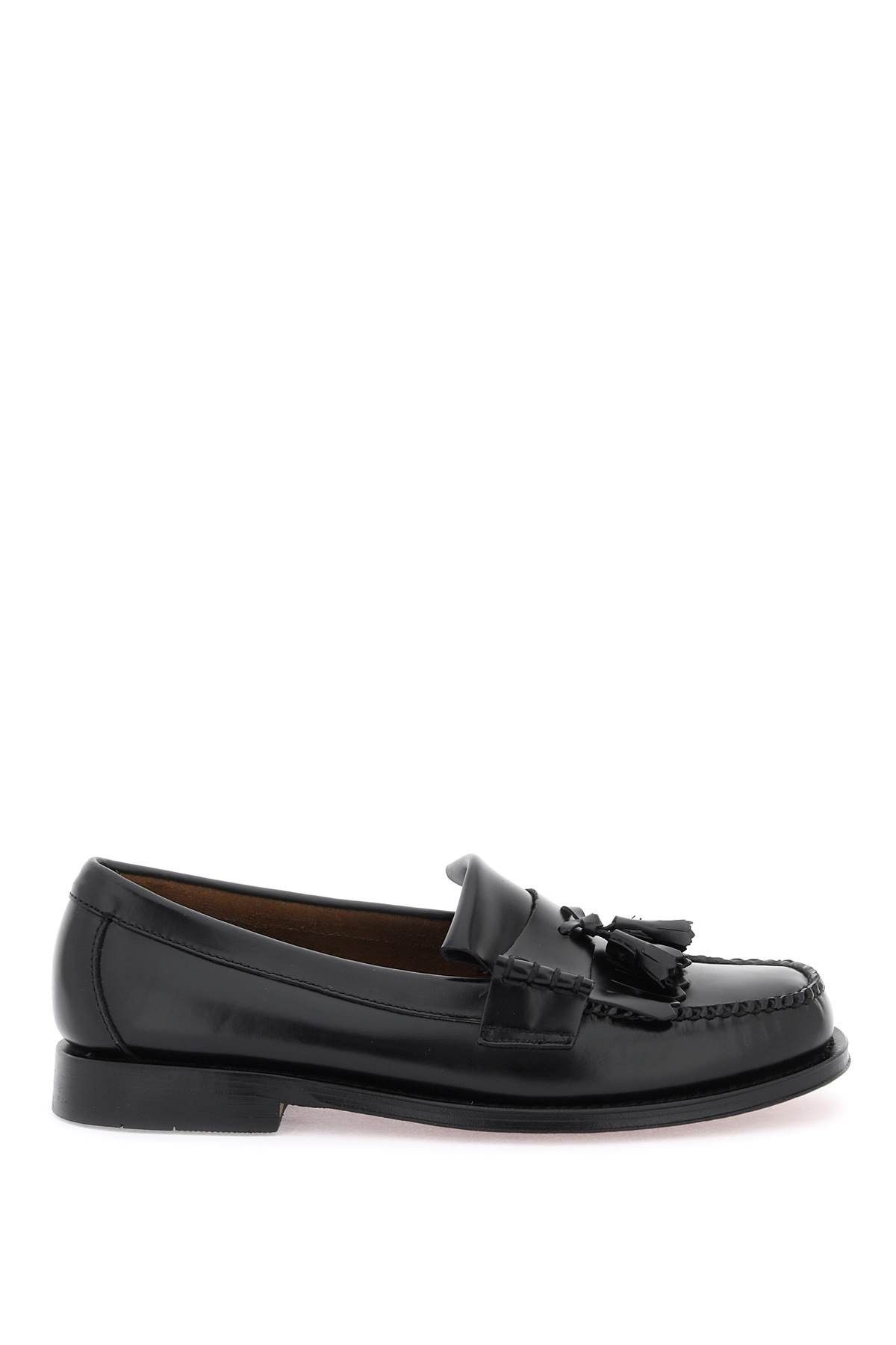 image of G H Bass Co Esther Kiltie Weejuns Loafers in Nero, Men's (Size 9)