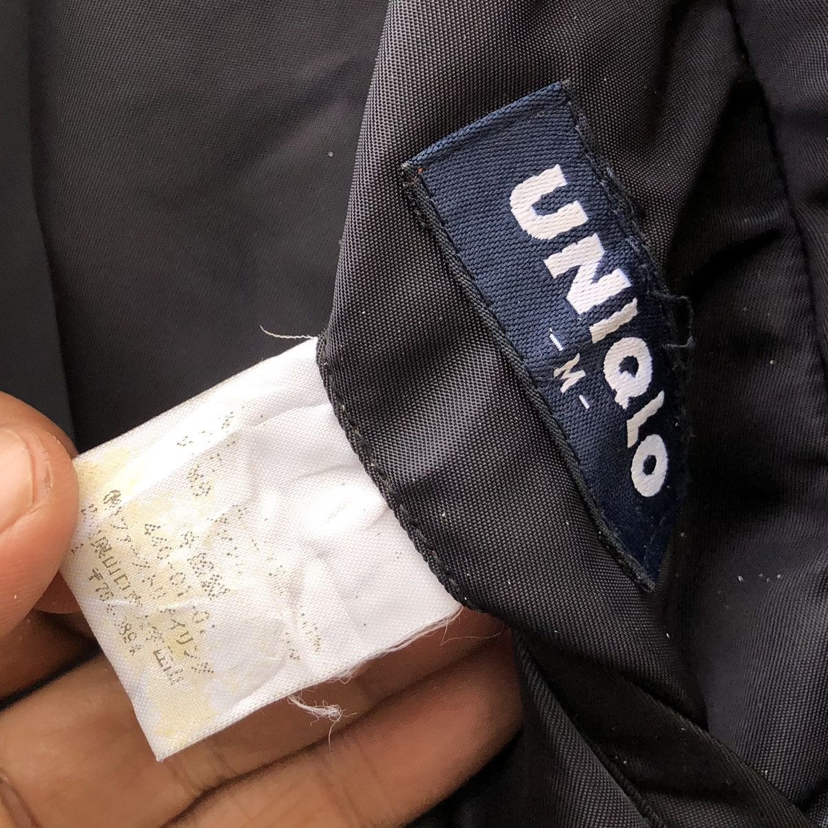 Vintage Vintage 90s Black Ma-1 Bomber Jacket By Uniqlo Size US M / EU 48-50 / 2 - 13 Thumbnail