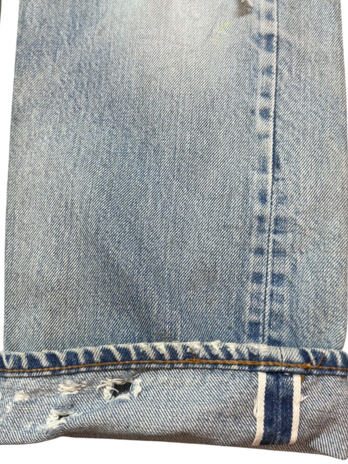 Levi's Vintage Clothing Vintage 70’s Levi’s 501 Selvedge Button 524 Faded Denim Size US 29 - 4 Thumbnail