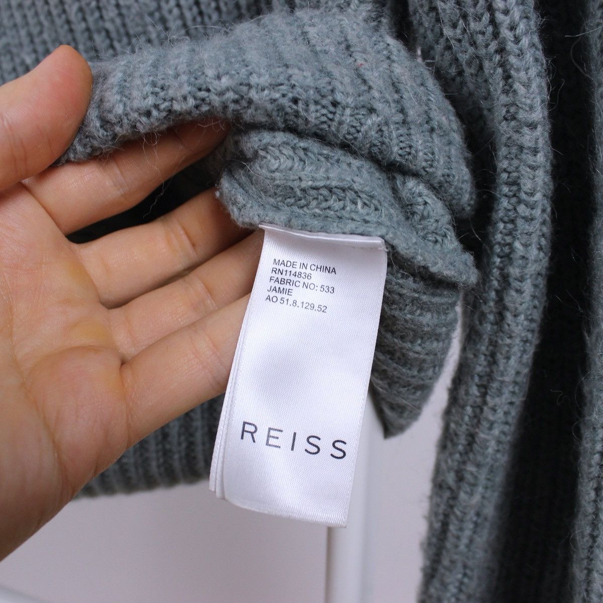 Reiss Reiss Wool Sweatshirt Knitwear Size US M / EU 48-50 / 2 - 5 Thumbnail