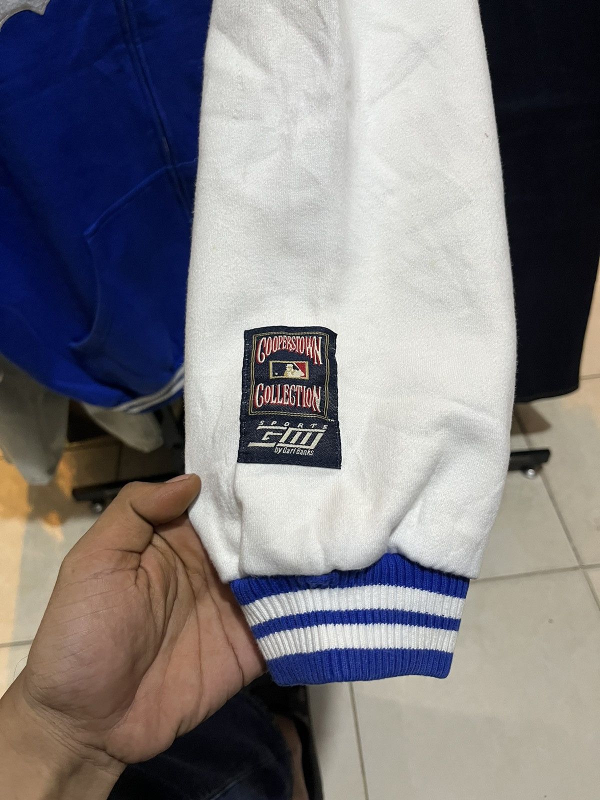 Vintage Vintage hoodie dodgers yankess mlb Size US XXL / EU 58 / 5 - 10 Thumbnail