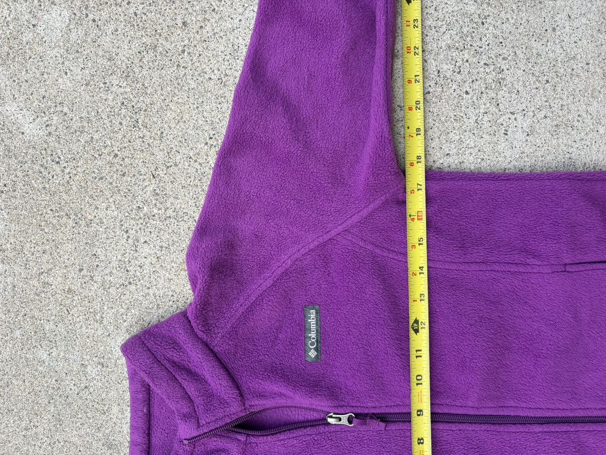 Columbia Columbia Benton Springs Purple Zip Up Fleece Jacket Size L Size L / US 10 / IT 46 - 4 Thumbnail