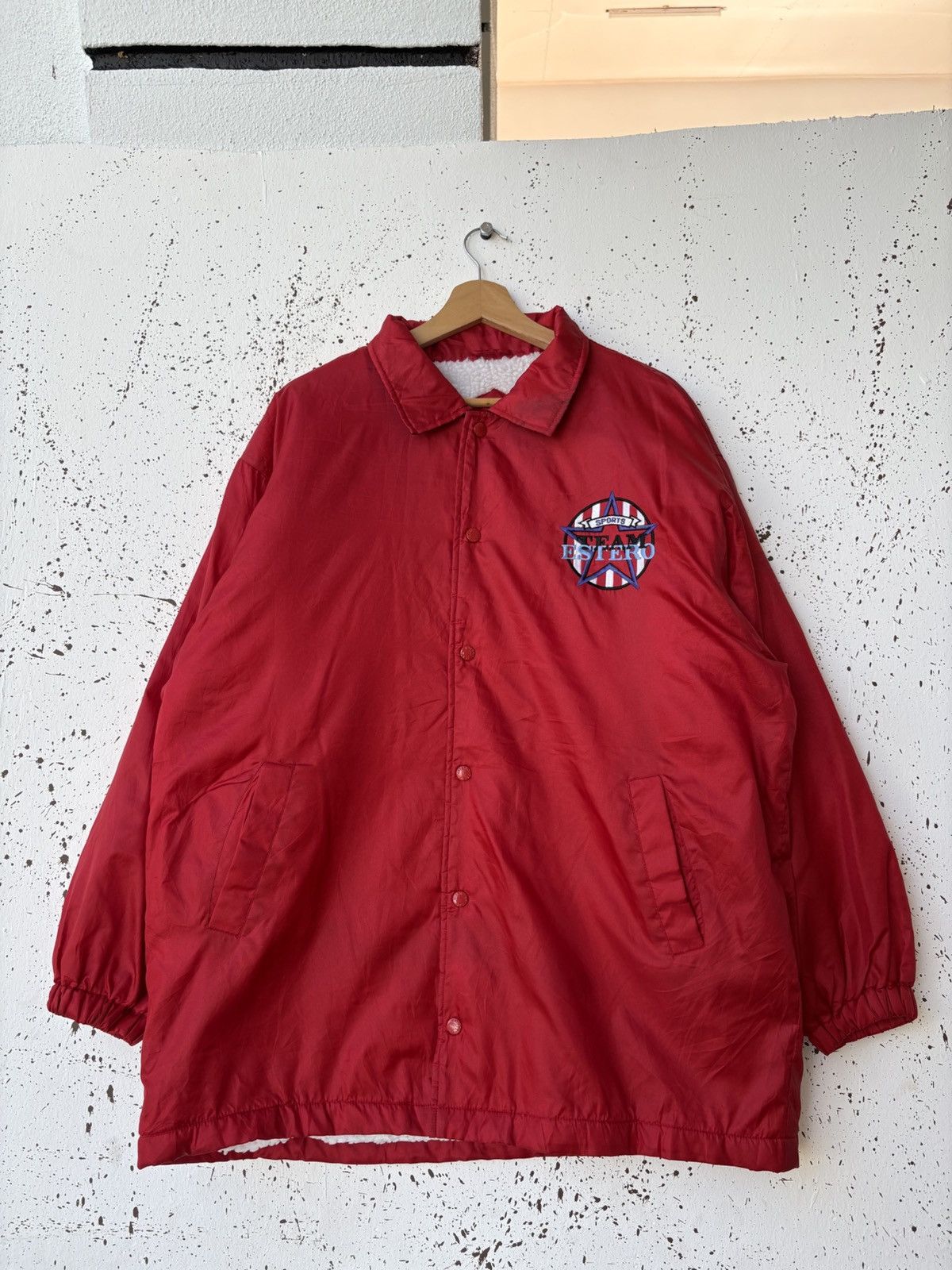 Vintage Super Rare‼️ Vintage 80s Sports Jacket Sherpa Lining Size US S / EU 44-46 / 1 - 3 Thumbnail