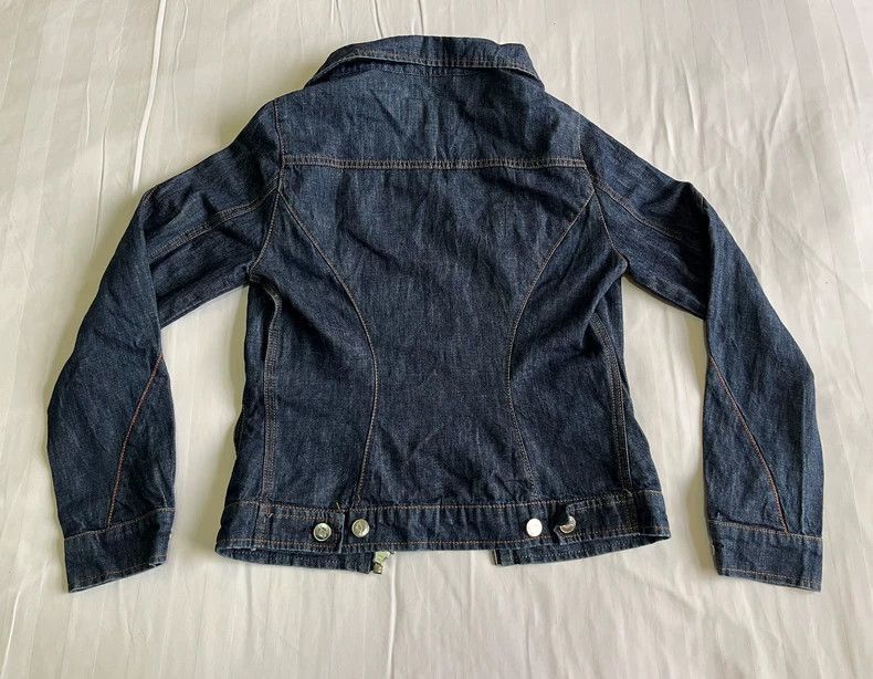 Walter Van Beirendonck Walter Van Beirendonck Denim Jacket with Orange Accents-250 Size M / US 6-8 / IT 42-44 - 2 Thumbnail