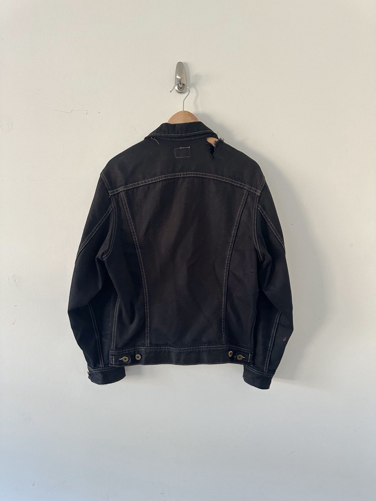 Lee Distressed Denim Jacket Size US M / EU 48-50 / 2 - 2 Thumbnail