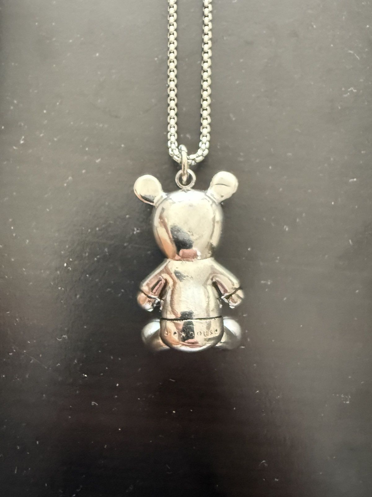 Drew House Drew House Teddy Bear Pendant Necklace Silver Tone Size ONE SIZE - 4 Thumbnail