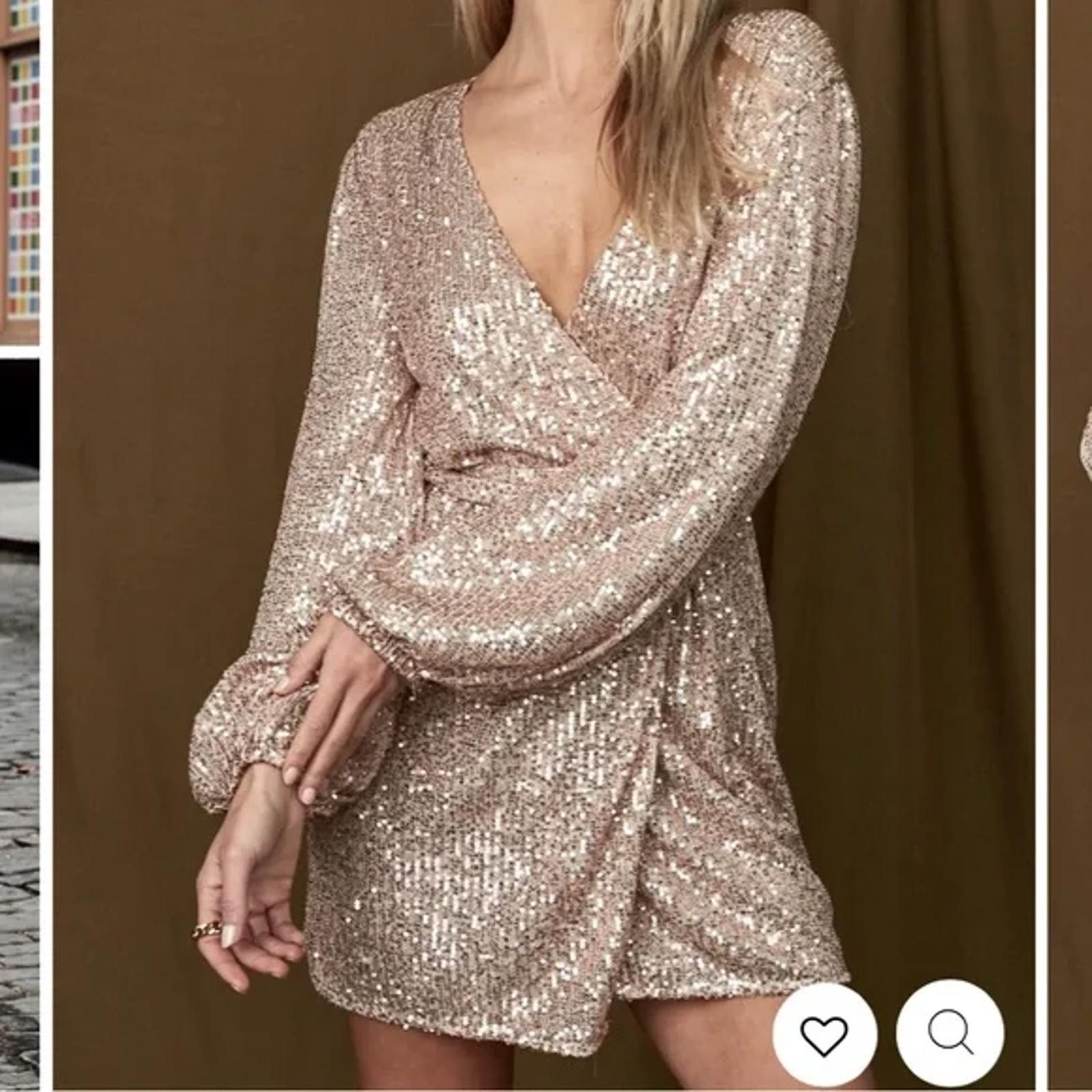NWOT 12th Tribe Sparkling Sequin Dress
