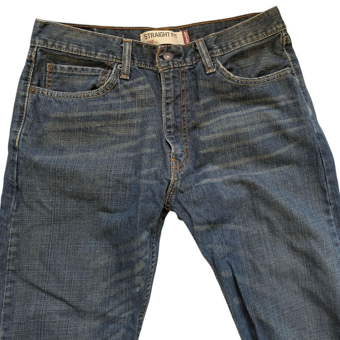 Levi's LEVI STRAUSS 505 Straight Leg Levi's Blue Jeans Men's 34x32 Size US 36 / EU 52 - 4 Thumbnail