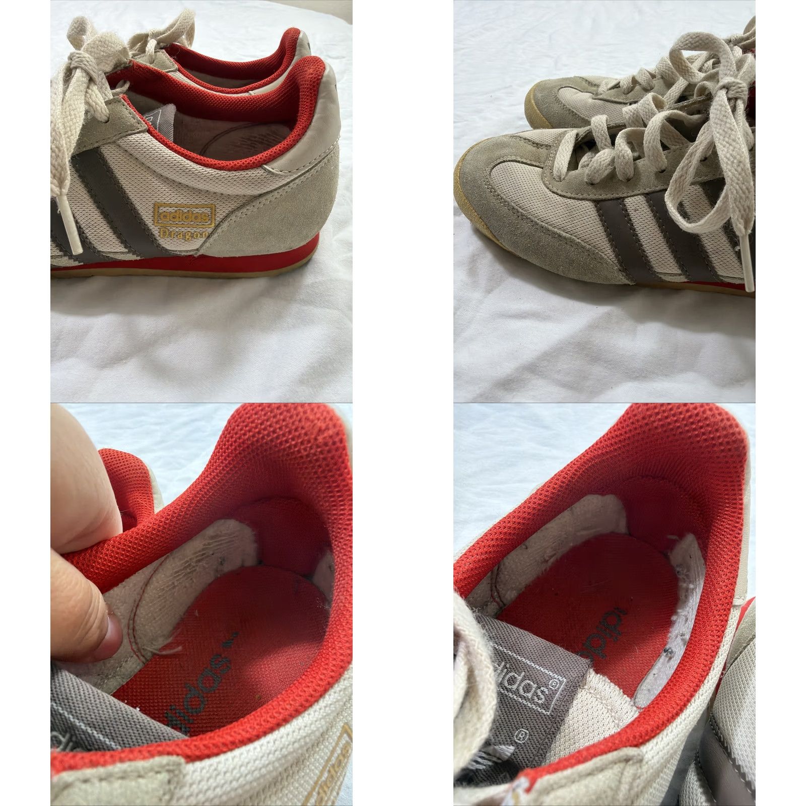 Adidas Adidas Dragon Sneaker Men’s Size 6.5 Low Top Beige Brown Red 2011 Swoosh Shoe Nike-style? Size US M / EU 48-50 / 2 - 8 Thumbnail
