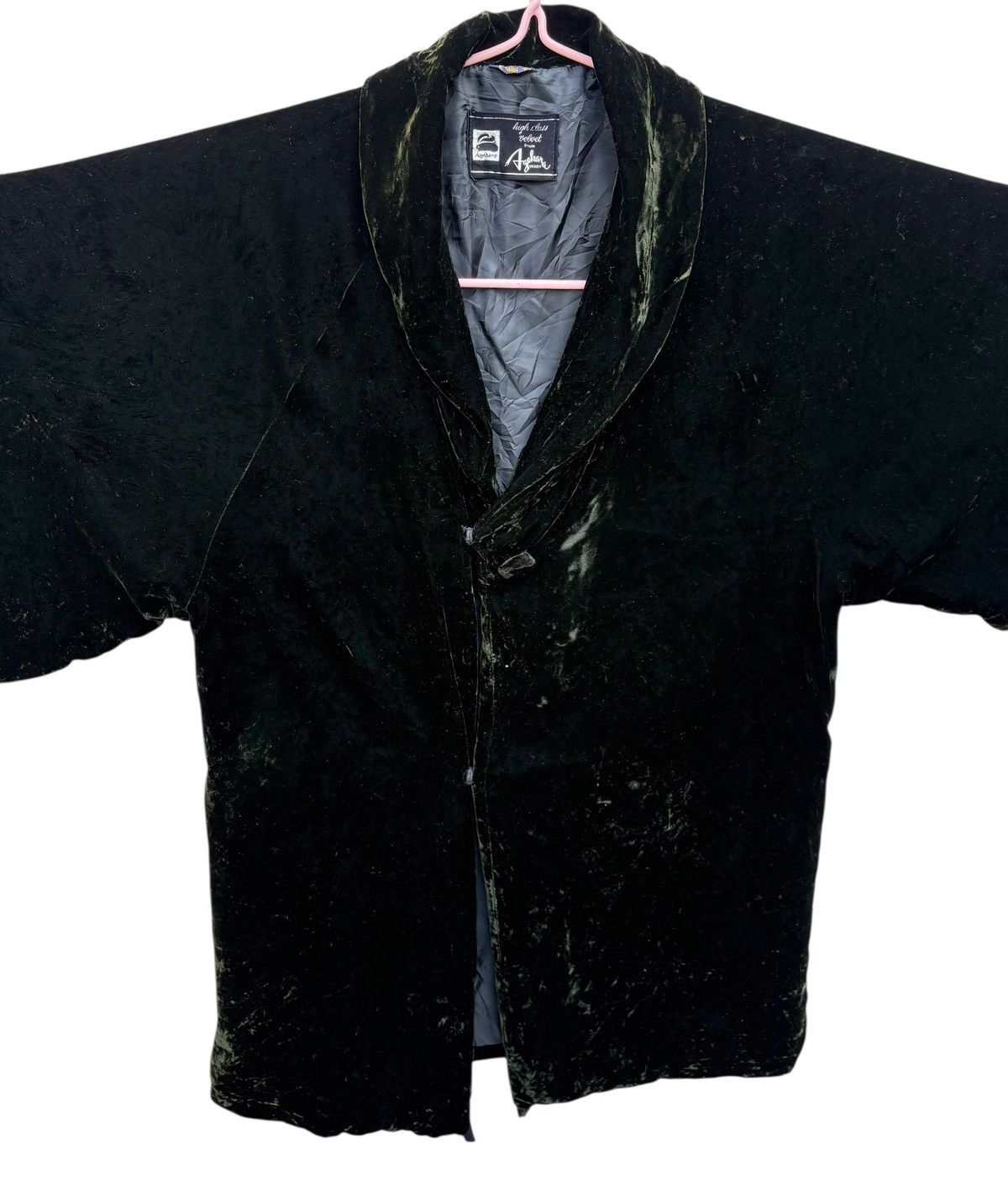 Japanese Brand Vintage Agehara Velvet Kimono Japan Traditional Size US M / EU 48-50 / 2 - 4 Thumbnail