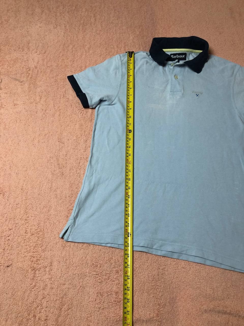 Barbour × Vintage Vintage Barbour Luxury Designer Polo Rugby Shirt Size US M / EU 48-50 / 2 - 10 Thumbnail