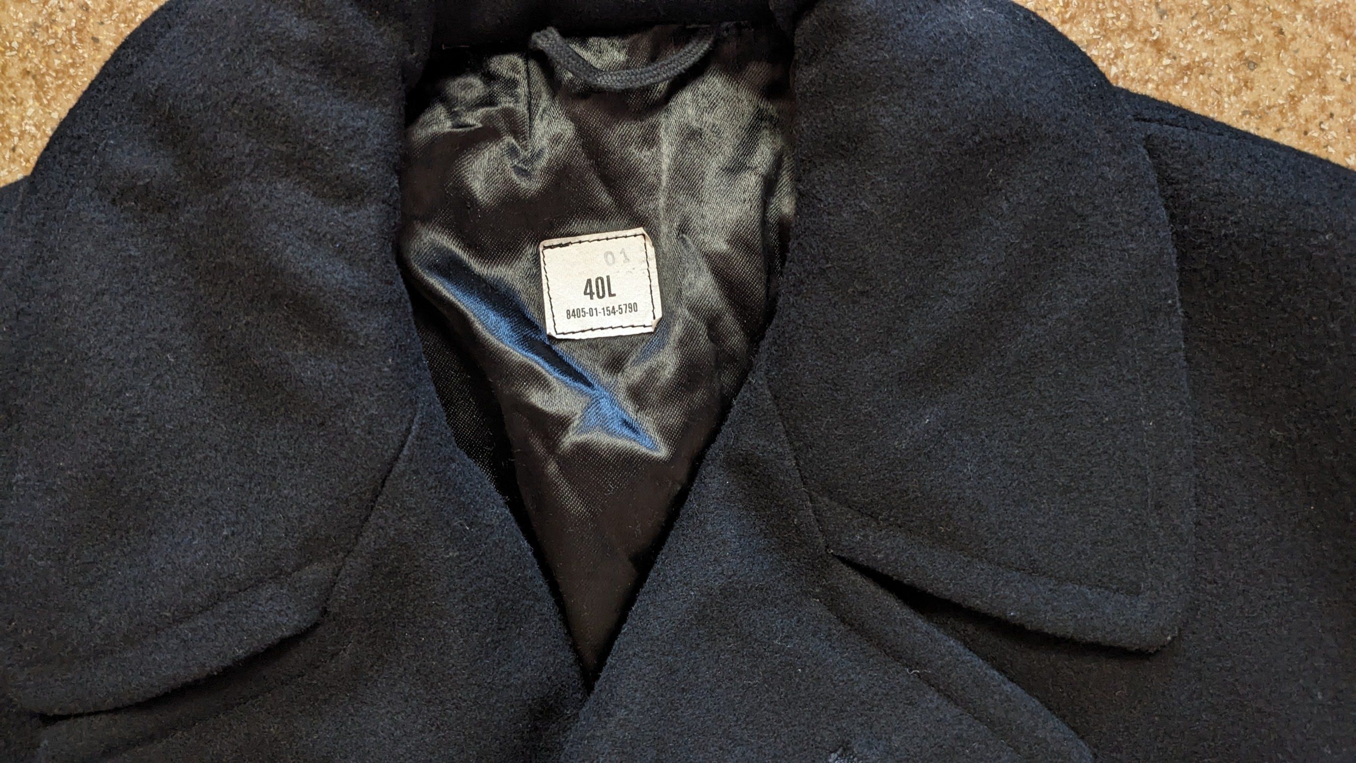 Vintage Vintage 90s US Navy contract peacoat, 40L Size US M / EU 48-50 / 2 - 3 Thumbnail