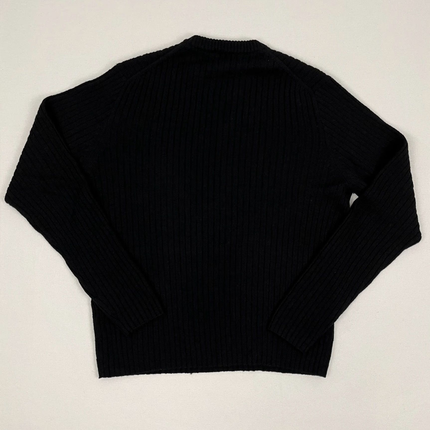 J.Crew J Crew Merino Wool Sweater Men M Black Knit V-Neck Pullover Jumper Academia Prep Preppy Size US M / EU 48-50 / 2 - 7 Thumbnail