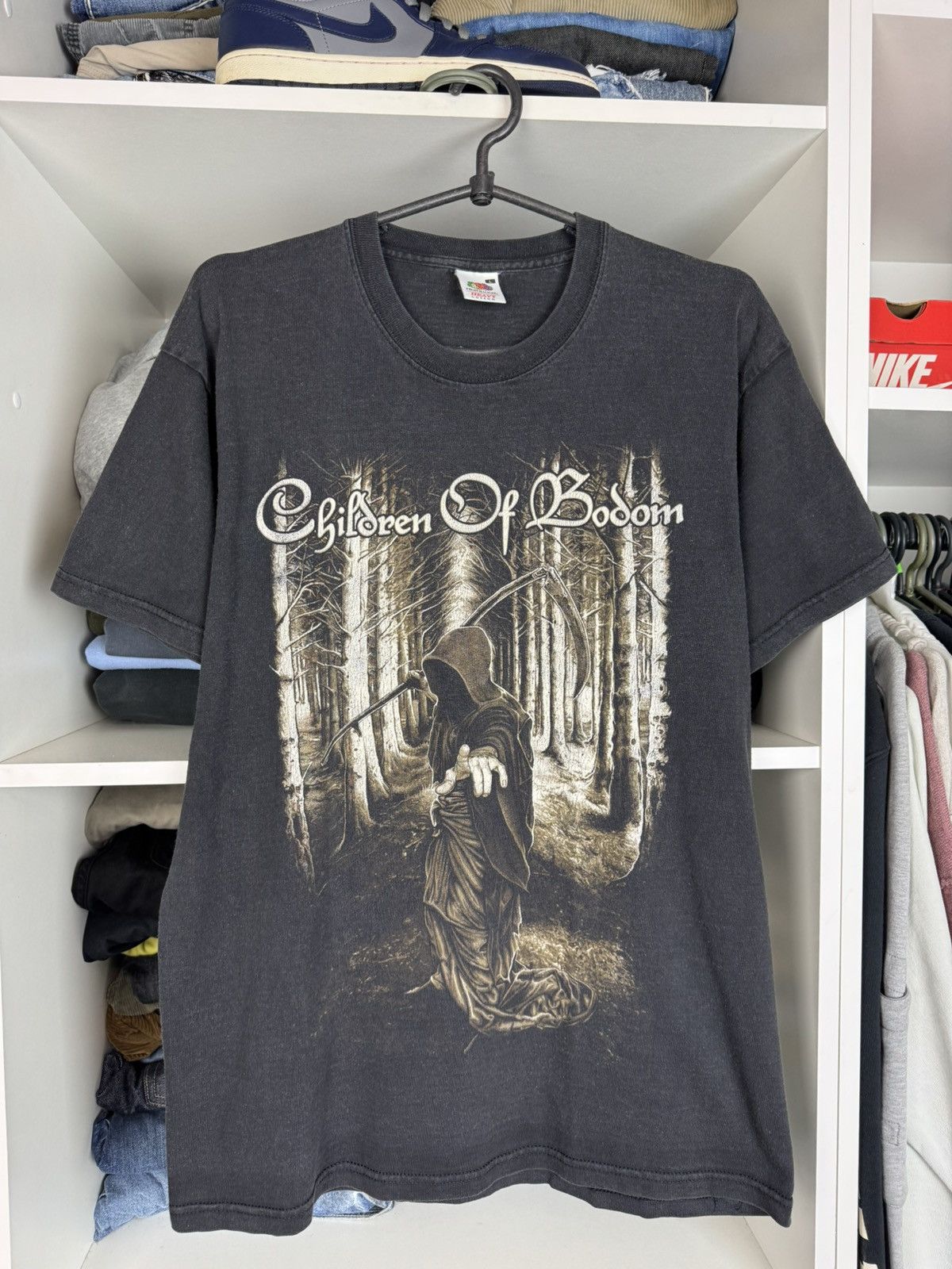 Band Tees Vintage Children of Bodom Death Wants You Distressed T-Shirt Size US L / EU 52-54 / 3 - 1 Thumbnail