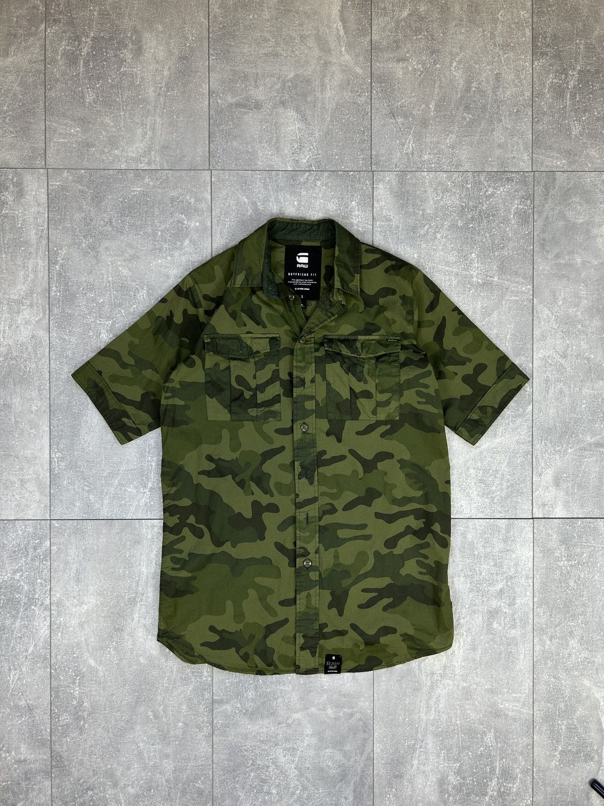 G-Star Mens G Star Raw Shirts button up ROVIC PKT LONG BF SHIRT Size US S / EU 44-46 / 1 - 1 Thumbnail
