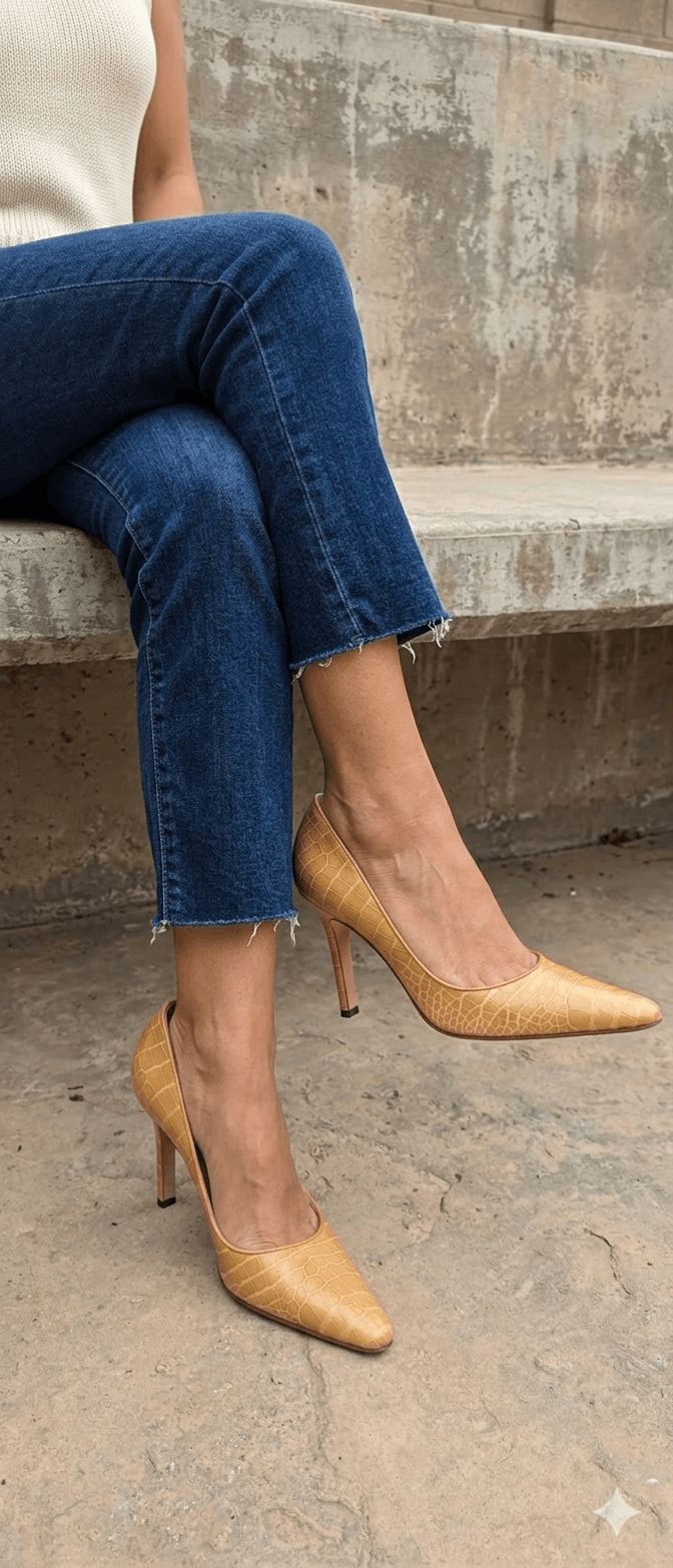 Manolo Blahnik Vintage Manolo Blahnik Blixa Pumps Alligator EU 37.5/US 7.5 Size US 7.5 / IT 37.5 - 1 Thumbnail