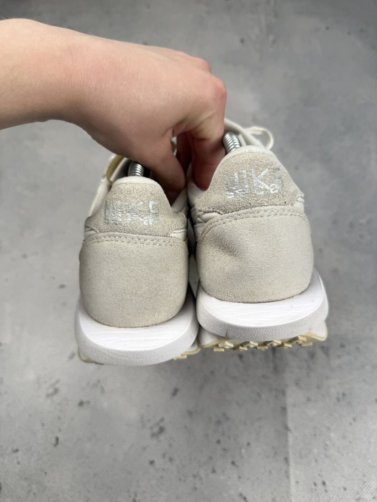 Nike × Sacai Nike X Sacai LDWaffle White Nylon Archive Runner Sneakers Size US 9 / EU 42 - 4 Thumbnail