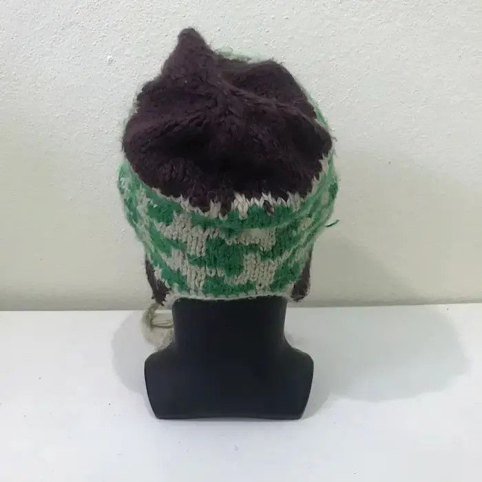 Japanese Brand × Kapital × Vintage Japanese Brand Grace Knit Earflap Beanie Hat Size ONE SIZE - 4 Thumbnail