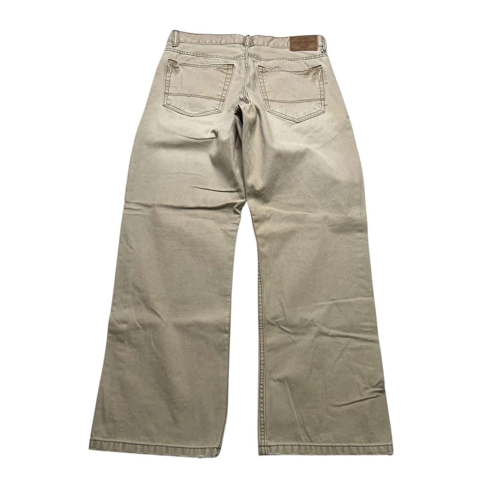 Old Navy Vintage 90svOld Navy Always Loose Jeans 34x30 Tan Baggy Size US 34 / EU 50 - 2 Thumbnail