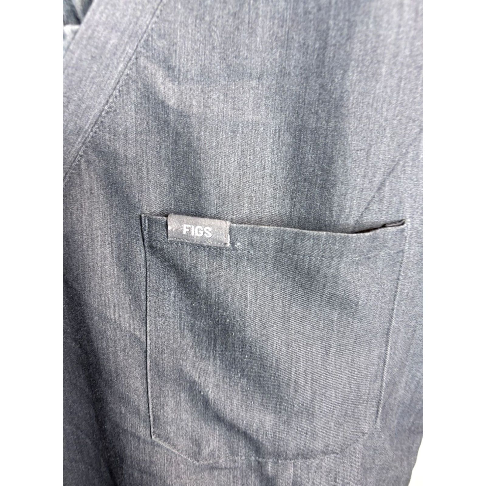 Vintage Figs Scrub Set Womens S Top S Gray Yola Skinny Pants 5766 Size S / US 4 / IT 40 - 3 Thumbnail