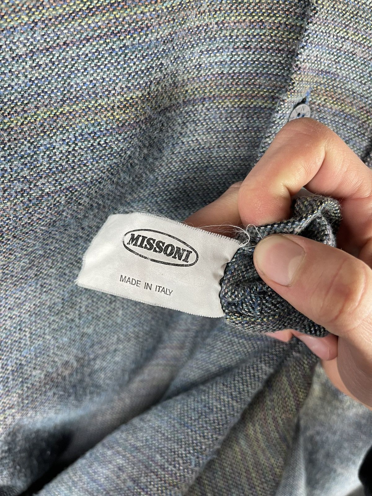 Missoni × Vintage Vintage Missoni Cotton Flanel Shirt Made in Italy Size US M / EU 48-50 / 2 - 9 Thumbnail