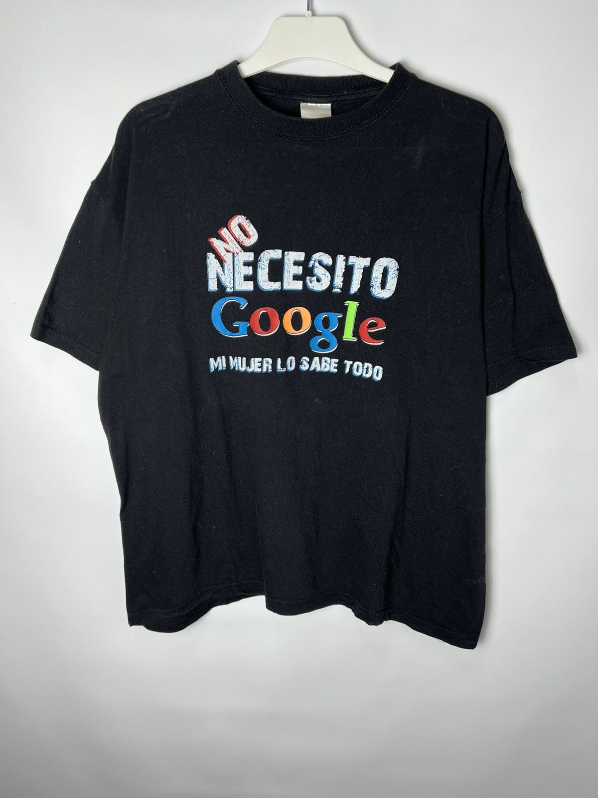 Other Vintage No Necesito Google Mi Mujer Lo Sabe Todo Y2k T-shirt Size US L / EU 52-54 / 3 - 1 Thumbnail