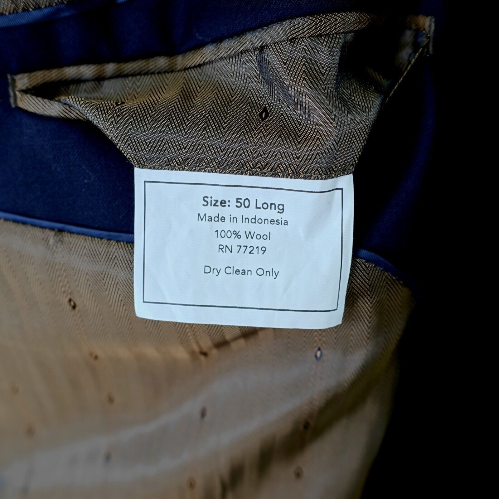 Joseph & Feiss Joseph & Feiss Gold Blue Wool 48L Or Slim 50L 2 Button Suit Size 48L - 10 Thumbnail