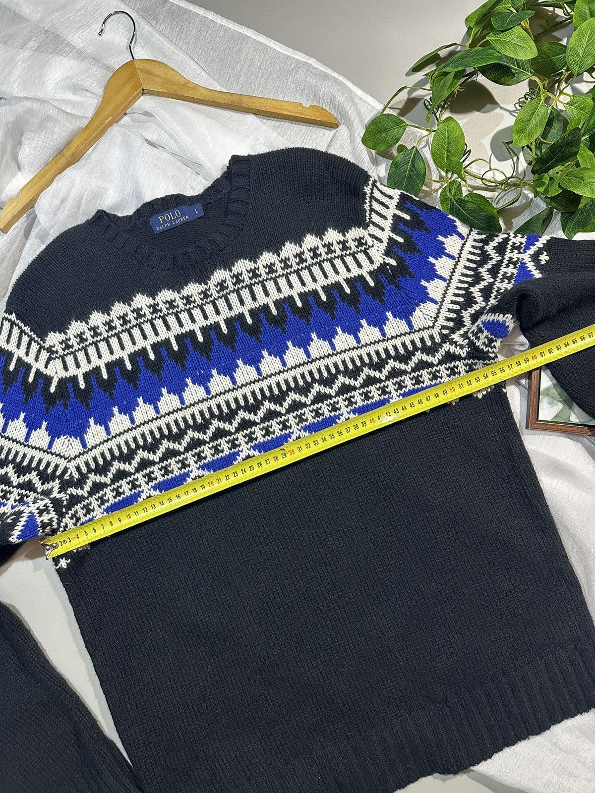 Polo Ralph Lauren Polo Ralph Lauren Fair Isle Wool Blend Sweater Jumper Knit Size US L / EU 52-54 / 3 - 7 Thumbnail