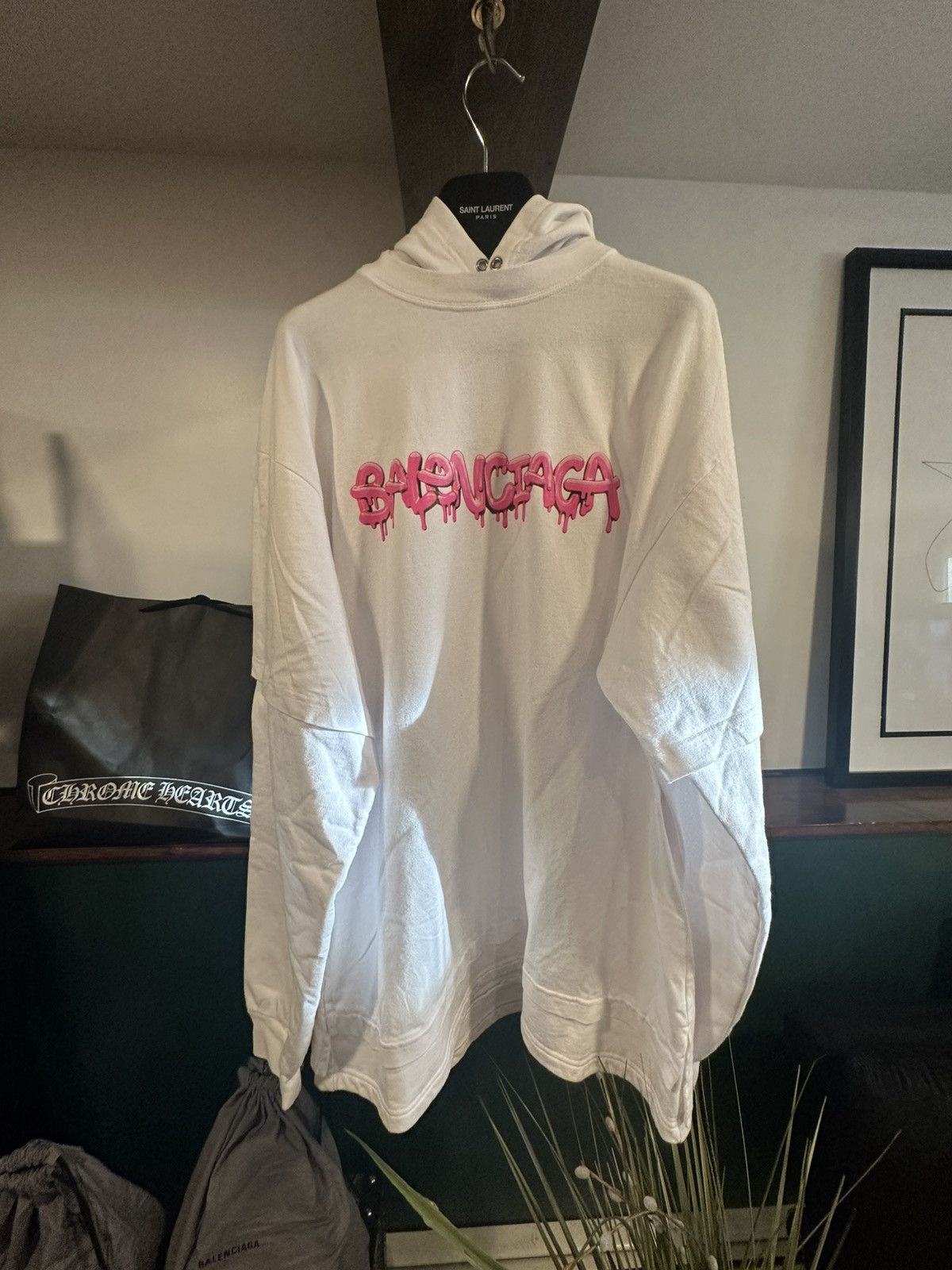 Balenciaga Graffiti Hoodie Size Small