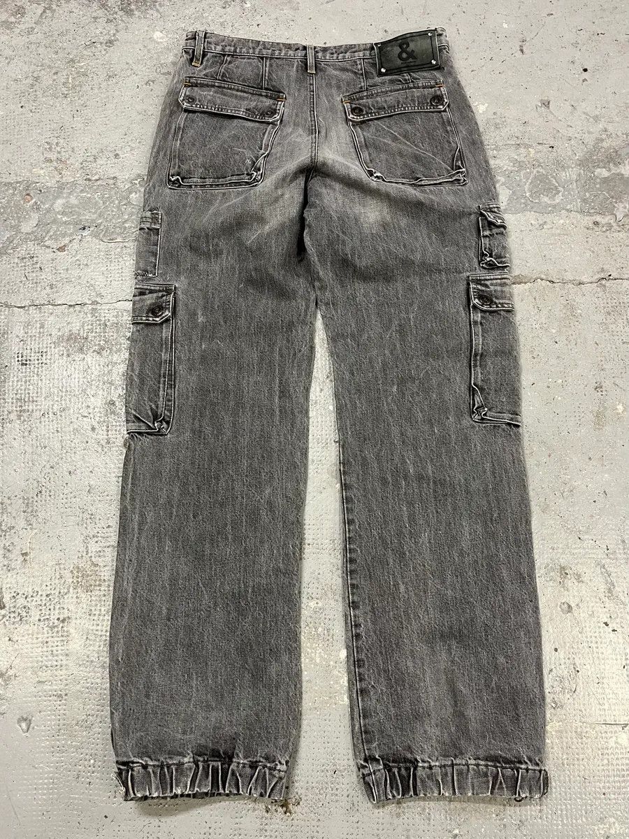 Dolce & Gabbana AW2004 Dolce & Gabbana Grey Cargo Double Knee Denim Jeans Size US 33 - 7 Thumbnail