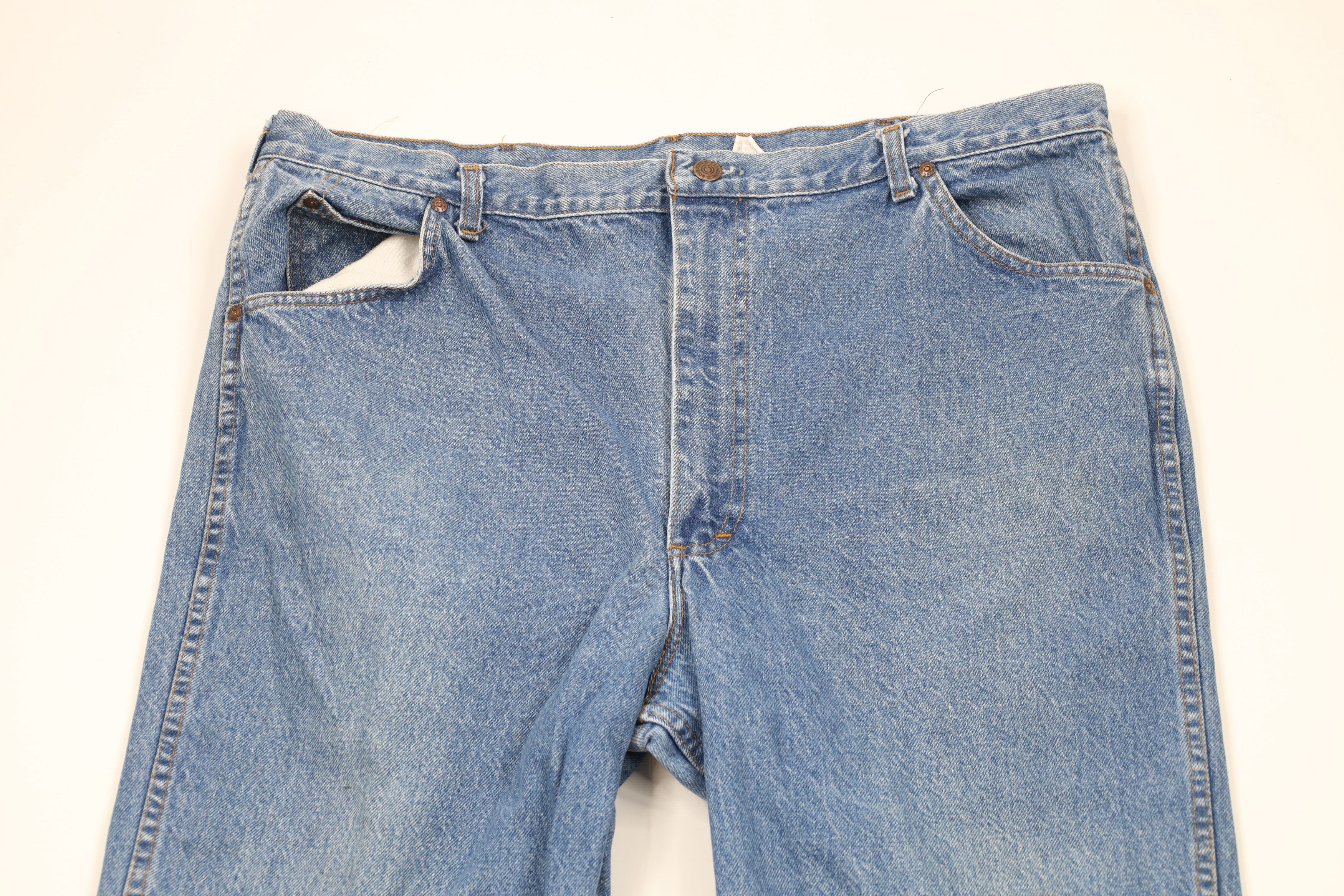 Vintage Vintage 90s Streetwear Straight Leg Denim Jeans Blue USA Size US 40 / EU 56 - 2 Thumbnail