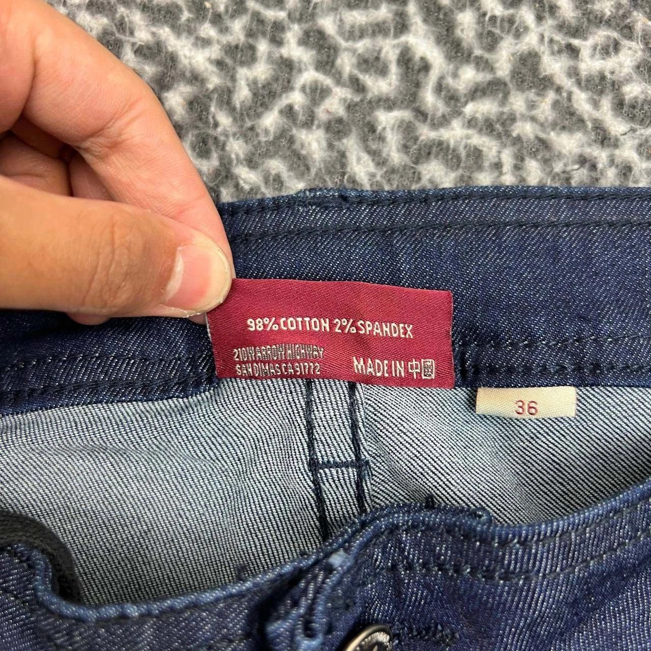 Other Footprint Manufacture Jeans Men 38x32 Straight Denim Pants Size US 38 / EU 54 - 4 Thumbnail