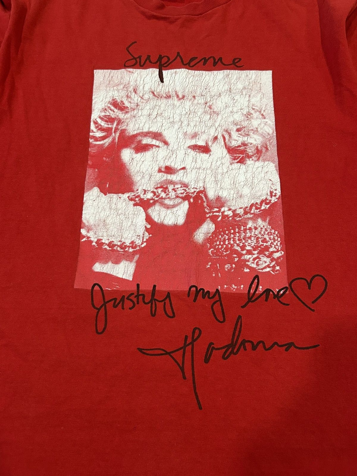 Supreme Supreme Madonna Tee Size US L / EU 52-54 / 3 - 3 Thumbnail