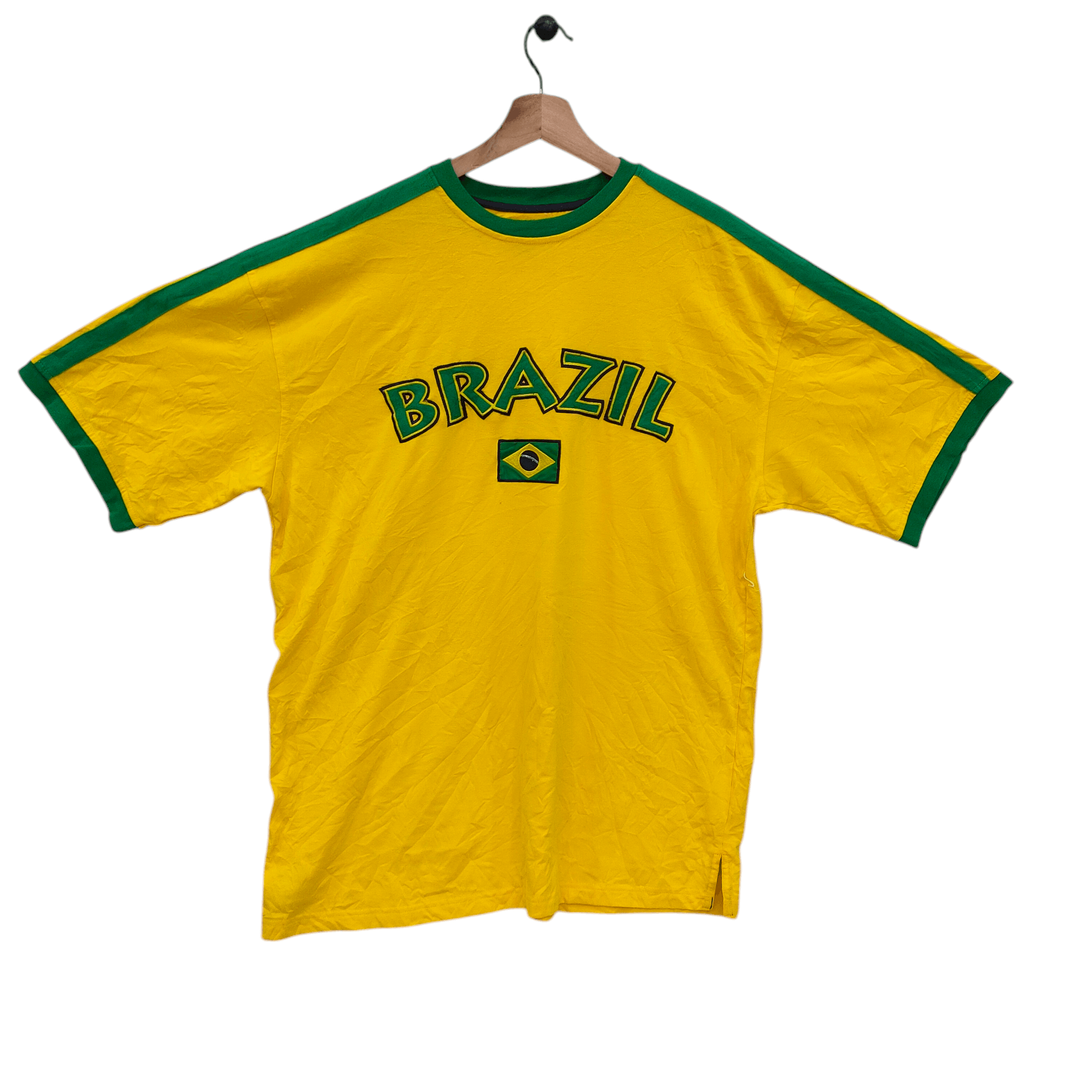 Vintage Brasil t-shirt vintage Brazil tee Size US XL / EU 56 / 4 - 1 Thumbnail