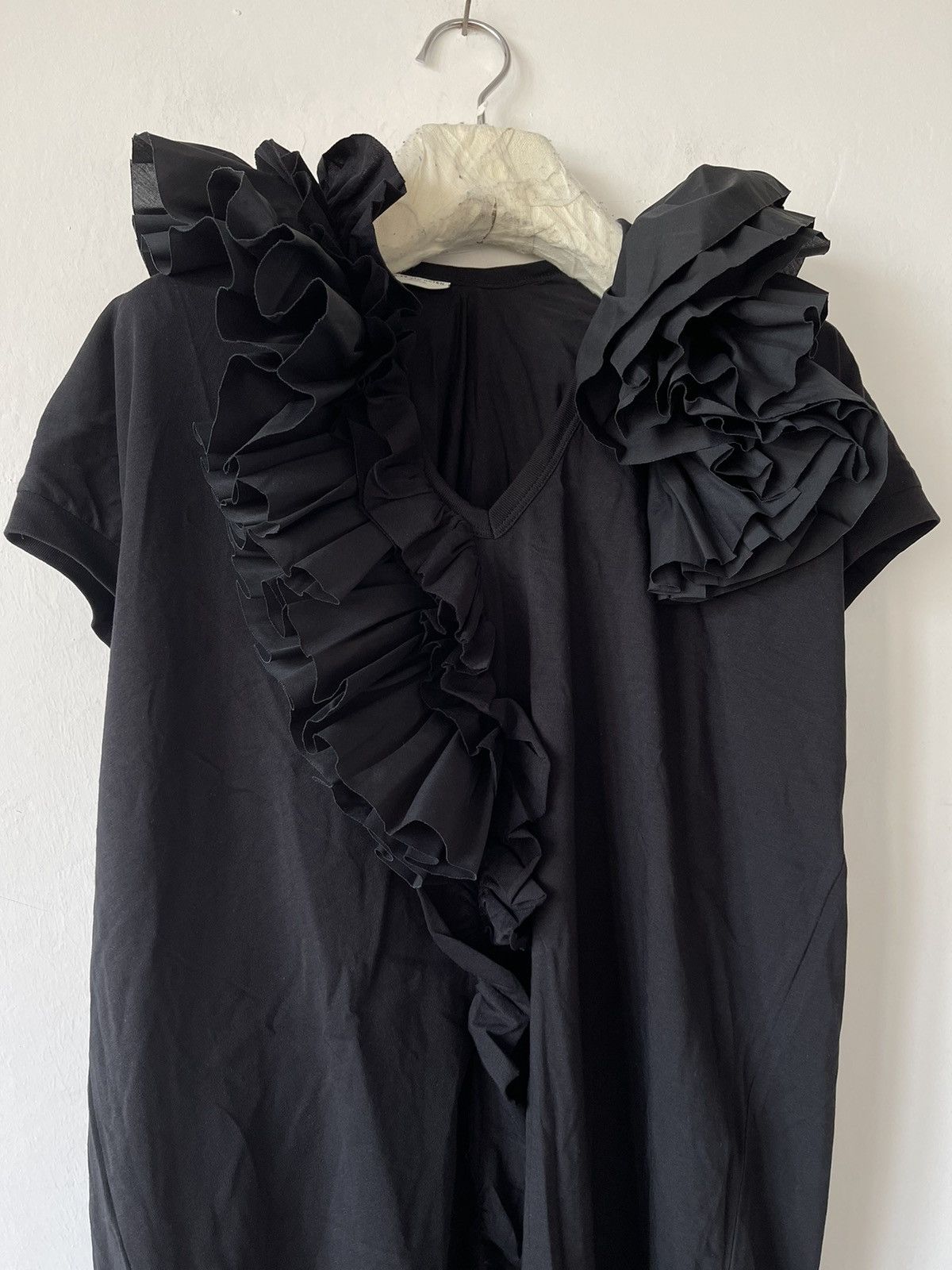 Dries Van Noten V-Neck Ruffle Top Size M / US 6-8 / IT 42-44 - 5 Thumbnail